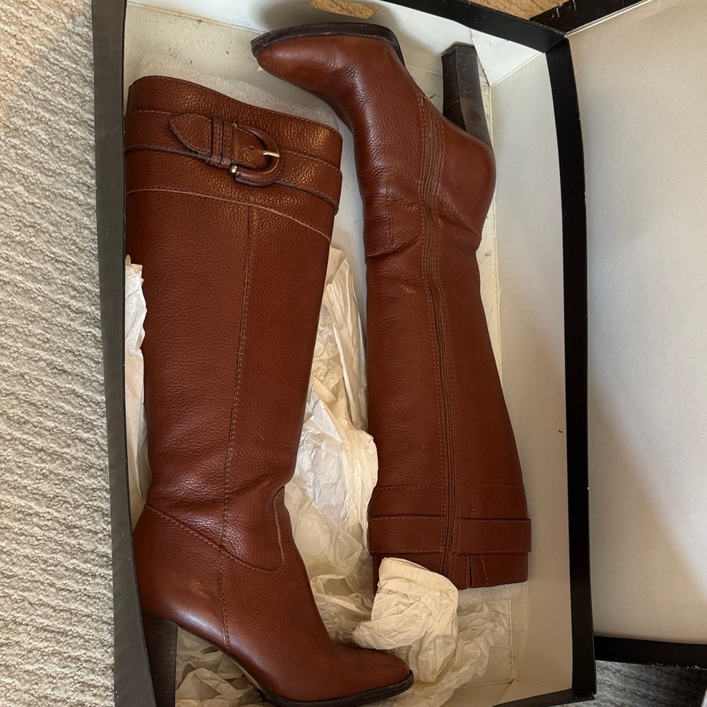 Banana Republic Chestnut Heeled Boots